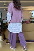 Made in Italy Big Softie Cap Sleeve Knit Top Heather -